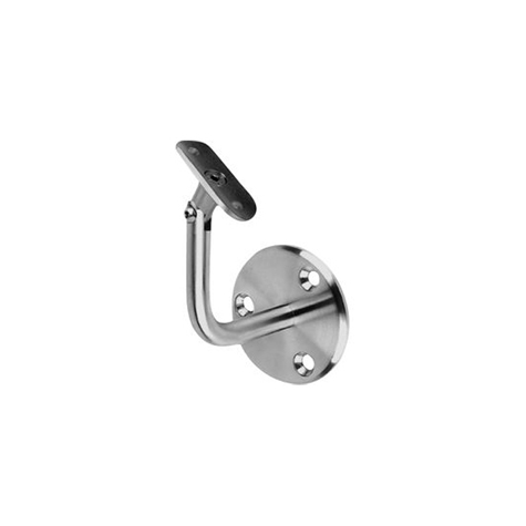 Equerre de rampe - Support mural rglable pour rampe 48,3mm INOX304 Support mural coud pour I