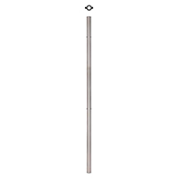 Accessoires Inox Poteau de dpart acier INOX316 hauteur 1m Poteau 42,4mm de dpart taraud mon