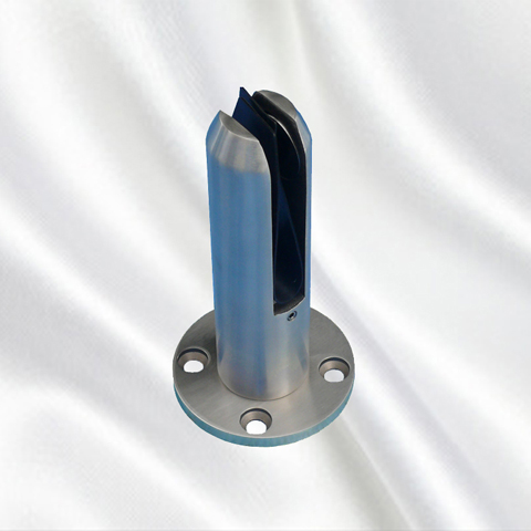 Accessoires Inox Pince à verre fixation sol en inox 304 pour verre 12 à 17,52mm