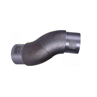 Accessoires Inox Coude 90° de main courante en acier pour tube ø42,4mm epr 2mm Connecteur droit