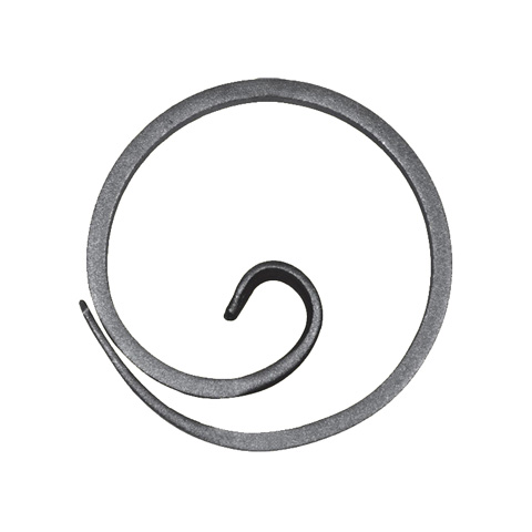 Escargot cercle 110mm 16x6mm En acier escargot Cercle