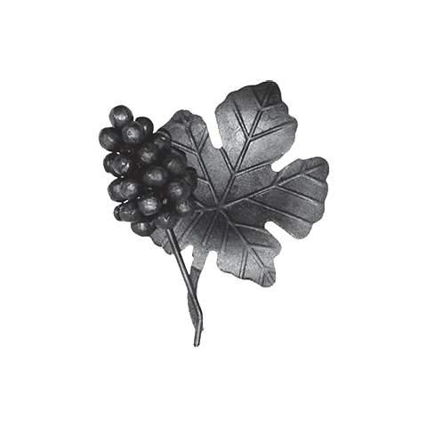 Grappe raisin feuille H180mm Grappe de Raisin Feuillages et fleurs