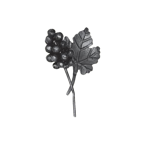 Grappe raisin feuille H140mm Grappe de Raisin Feuillages et fleurs