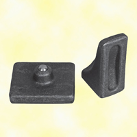 Accessoires de Portail Pivot inférieur pour tube de 40x40mm ou carré à bille en acier grandes c