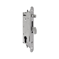 Accessoires de Portail Serrure de scurit INOX pne rversible 40x40mm minimum Serrure de scu