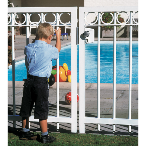 Accessoires de Portail Bouton de sécurité horizontal pour portillon de piscine