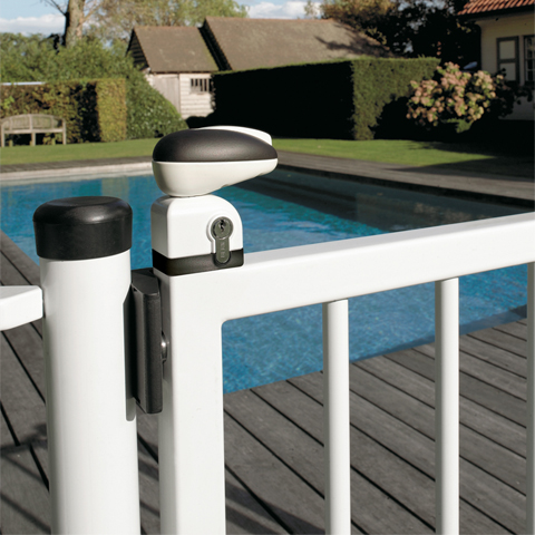 Gache pour serrures de scurit piscine tube rond 60mm Gche Accessoires Locinox