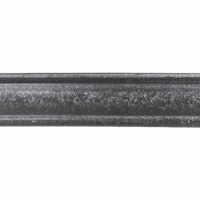 Profilé, Barres Main courante 40x8mm longueur 2m profilée Main courante acier 40x8mm longueur 3