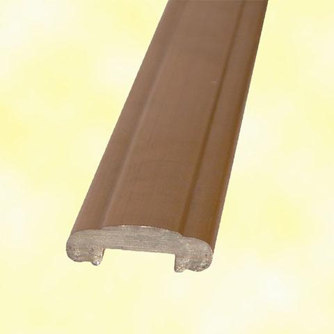 Profilé, Barres Main courante laiton 45x12mm longueur 2,25m non polie