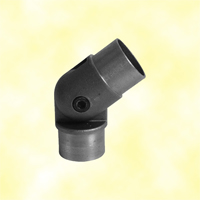 Union droit de main courante ronde en acier 42,4mm epr2mm Raccords pour tube Main courante aci